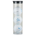 Three Ball Value Golf Gift Tube with Domed Imprint